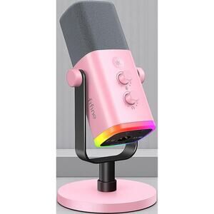 FIFINE AmpliGame AM8 USB XLR Dynamic Microphone RGB Streaming Podcast